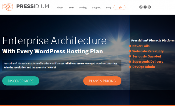 Pressidium Managed hosting